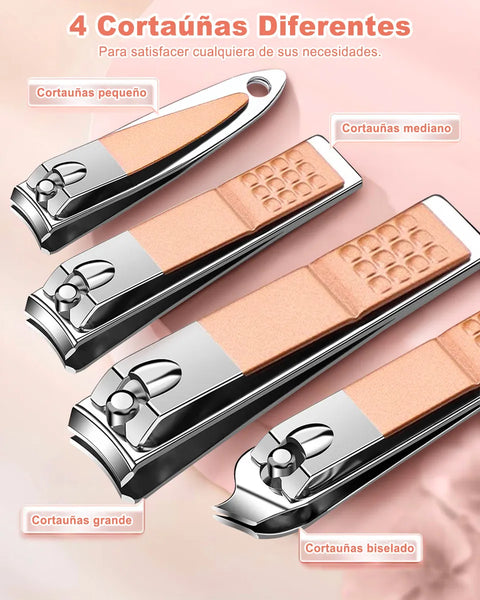 Yixoo Manicura Y Pedicura 24 En 1 Set Manicura Profesional