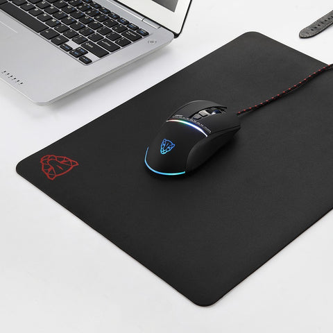 Motospeed V30 Wired Optical USB Gaming Mouse + CK108 104 Keys Mechanical Gaming Wired Keyboard Blue Switch + 3D P40 Super Smooth Silica Gel Mouse Pad