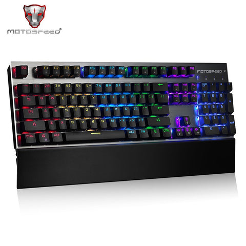 Motospeed V30 Wired Optical USB Gaming Mouse + CK108 Mechanical Gaming Wired Keyboard + P70 Gaming Mouse Pad
