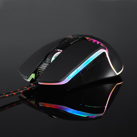 Motospeed V20 Wired Optical USB Gaming Mouse + CK103 104 Key NKRO USB Wired RGB Backlit Mechanical Gaming Keyboard + Non-Slip Rubber Computer Gaming Mouse Pad