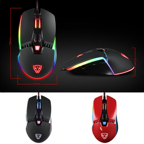 Motospeed V20 Wired Optical USB Gaming Mouse + CK103 104 Key NKRO USB Wired RGB Backlit Mechanical Gaming Keyboard + Non-Slip Rubber Computer Gaming Mouse Pad