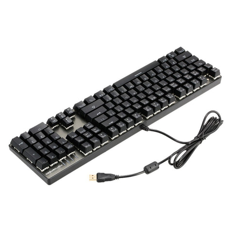 Motospeed V30 Wired Optical USB Gaming Mouse + Inflictor CK104 Blue Switches Tactile Mechanical Esport Gaming Game Keyboard