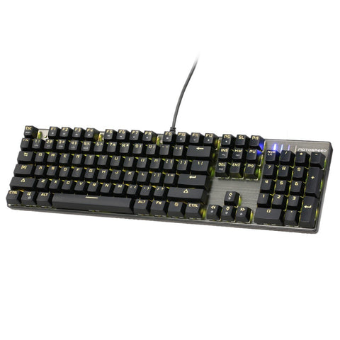 Motospeed V30 Wired Optical USB Gaming Mouse + Inflictor CK104 Blue Switches Tactile Mechanical Esport Gaming Game Keyboard