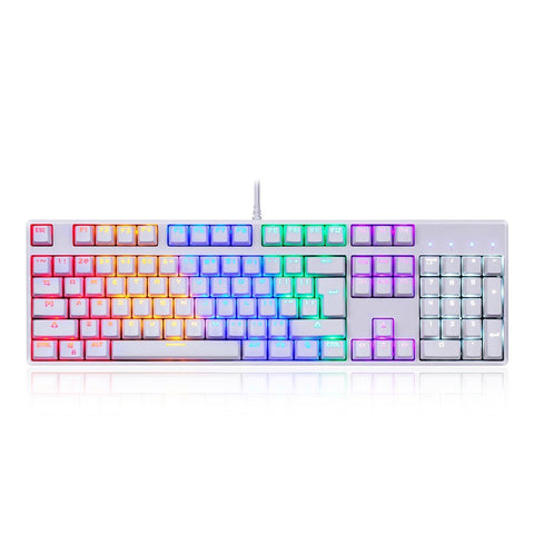 Motospeed CK96 104 Key USB Wired Backlight Mechanical Keyboard +  V30 Wired Optical USB Gaming Mouse