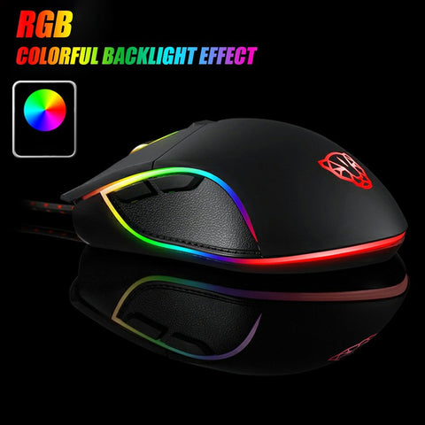 Motospeed CK96 104 Key USB Wired Backlight Mechanical Keyboard +  V30 Wired Optical USB Gaming Mouse
