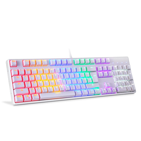 Motospeed CK96 104 Key USB Wired Backlight Mechanical Keyboard +  V30 Wired Optical USB Gaming Mouse