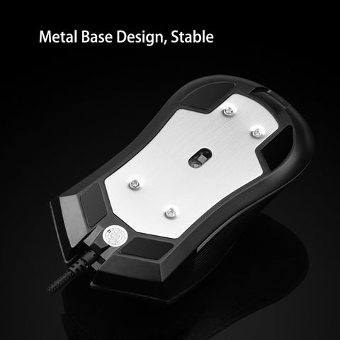 Mouse with USB Chargeing Port Design Ergonomic Optiacal RGB Illuminated Mouse 4 Levels DPI with Scroll Wheel 2 Thumb Buttons for Laptop Computers E-sports Portable