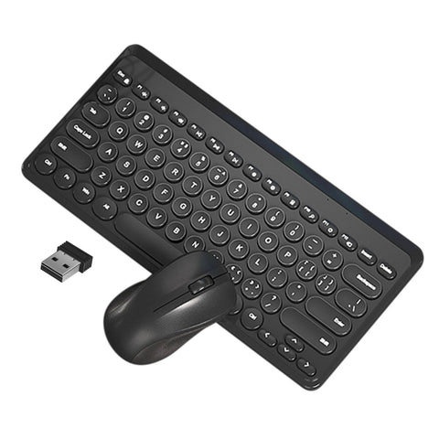 Wirelessly Keyboard and Mouse Slim Ergonomic USB Keyboard Mouse Combo Less Noise Keys Energy-saving Set for Windows Computer Desktop PC Notebook Laptop