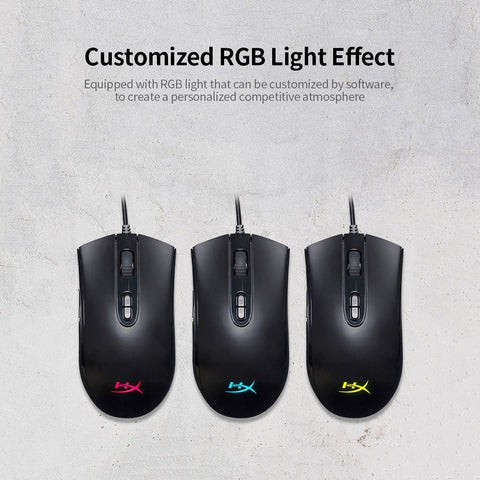Kingston HyperX Pulsefire Core RGB Wired Mouse Gaming Mouse 6200DPI Ergonomic Mouse Lightweight Mice for Desktop Laptop