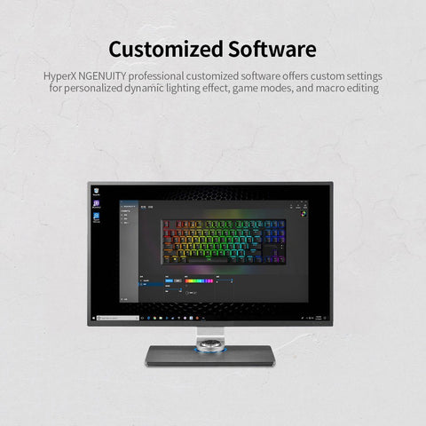 Kingston Mechanical Keyboard HyperX Alloy Origins Core RGB Gaming Keyboard 87 Keys Mechanical Keyboard Red Switch