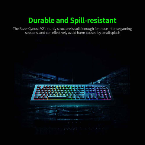 Razer Cynosa V2 Wired Keyboard Membrane Gaming Keyboard RGB Gaming Keyboard with Multimedia Keys Razer Chroma RGB