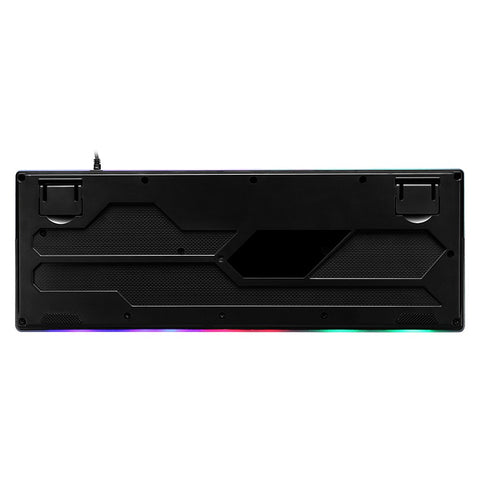 GK-10 USB Wired Keyboard Gaming Keyboard 87 Keys Colorful Backlight Keyboard Ergonomic Gaming Keyboard Black
