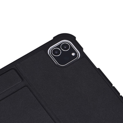 T207 Keyboard Protective Case with Detachable BT Keyboard Touchpad Compatible with iPad Pro 11(2018/2020/2021)/iPad Air4 10.9(2020)