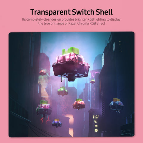 Razer BlackWidow V3 Quartz Edition Mechanical Keyboard 104 Keys Wired Gaming Keyboard with Razer Chroma RGB Effect Green Switch