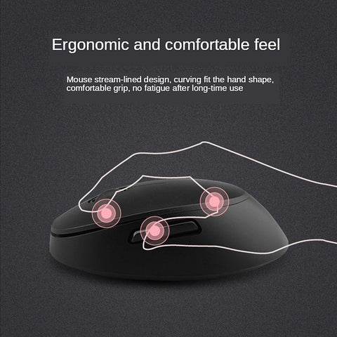 Mofii Sweet Keyboard Mouse Combo Pure Color 2.4G Wireless Keyboard Mouse Set Circular Suspension Key Cap for PC Laptop