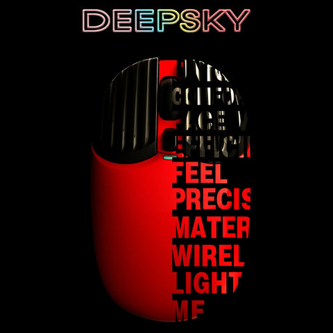 DEEPSKY BG90 Dual-mode Wireless Rechargeable Mouse BT5.0+2.4G Optical Mouse with 6 Adjustable DPI Office Gaming Mouse Pink