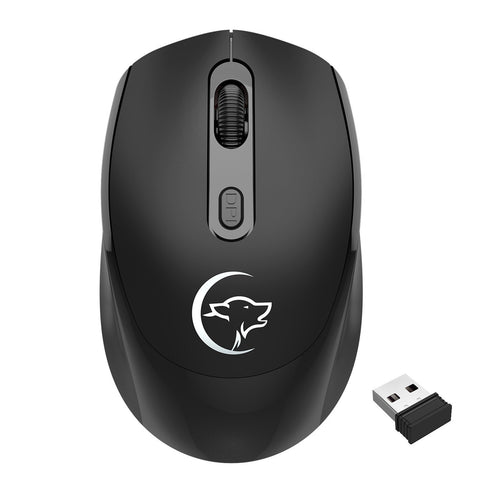 YWYT G839 2.4G Wireless Optical Mouse 1200/1600/2400 Adjustable DPI Ergonomic Gaming Office Mouse for PC/Laptop