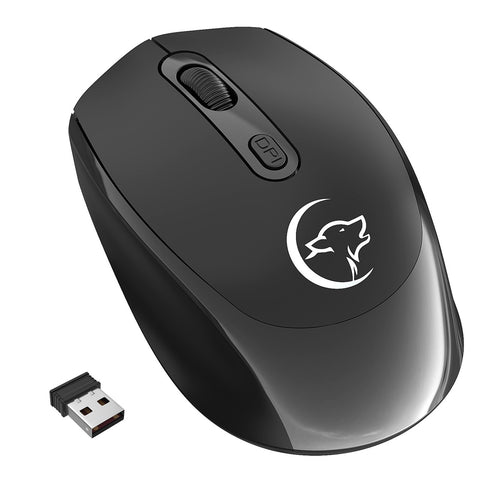 YWYT G839 2.4G Wireless Optical Mouse 1200/1600/2400 Adjustable DPI Ergonomic Gaming Office Mouse for PC/Laptop