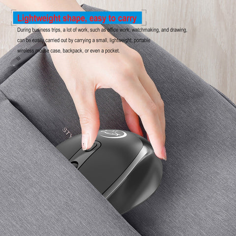 YWYT G839 2.4G Wireless Optical Mouse 1200/1600/2400 Adjustable DPI Ergonomic Gaming Office Mouse for PC/Laptop