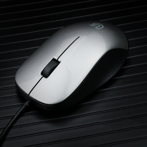 uFound U-69 Wired Business Office Mouse USB Powered Mouse 1000DPI Office Mouse for Home/Office Silver
