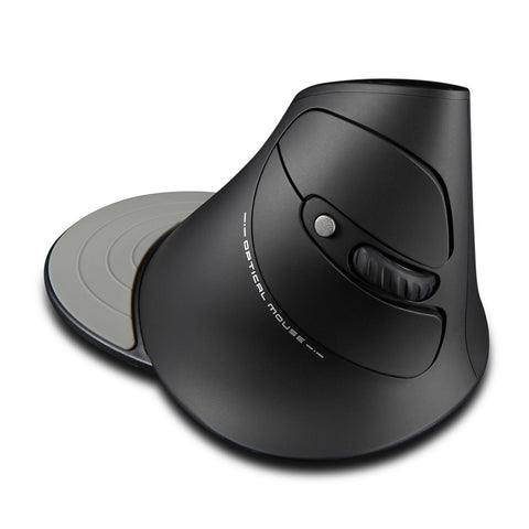 ZELOTES F-17 Vertical Mouse 2.4GHz Wireless Gaming Mouse 6 Keys Ergonomic Optical Mice with 3 Adjustable DPI for PC Laptop