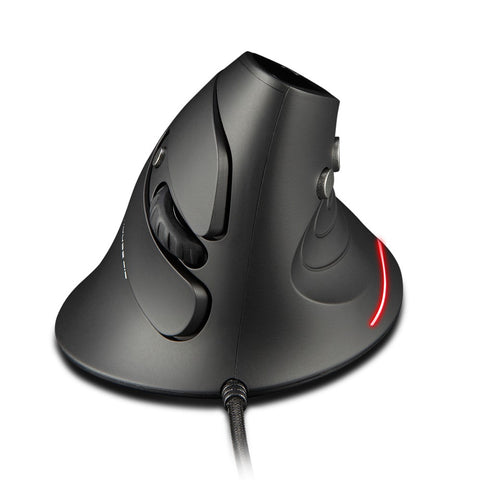 ZELOTES T-30 Wired Optical Mouse Vertical Mouse USB Wired Gaming Mouse 6 Keys Ergonomic Mice with 4 Adjustable DPI for PC Laptop