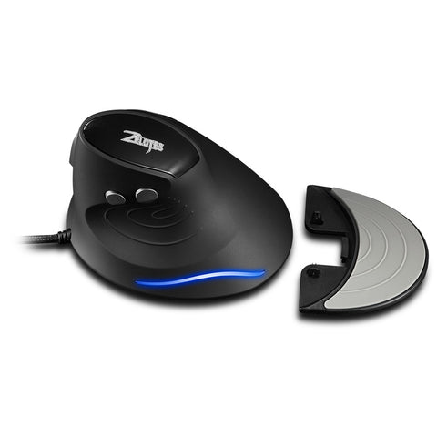 ZELOTES T-30 Wired Optical Mouse Vertical Mouse USB Wired Gaming Mouse 6 Keys Ergonomic Mice with 4 Adjustable DPI for PC Laptop