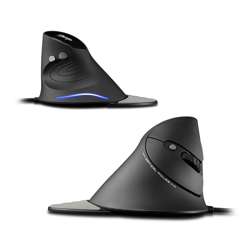 ZELOTES T-30 Wired Optical Mouse Vertical Mouse USB Wired Gaming Mouse 6 Keys Ergonomic Mice with 4 Adjustable DPI for PC Laptop