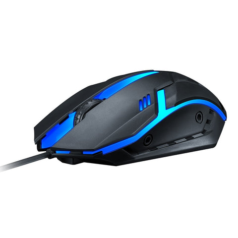 T-WOLF V1 Wired Gaming Mouse 3 Button 7 Colorful Backlight 1200 DPI Office Mouse Built-in Weights for Laptop/PC
