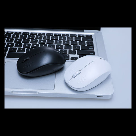 T-WOLF Q4 2.4G Wireless Optical Office Mini Mouse 3 Button 1000 DPI Ergonomic Gaming Mouse for PC/Laptop Black