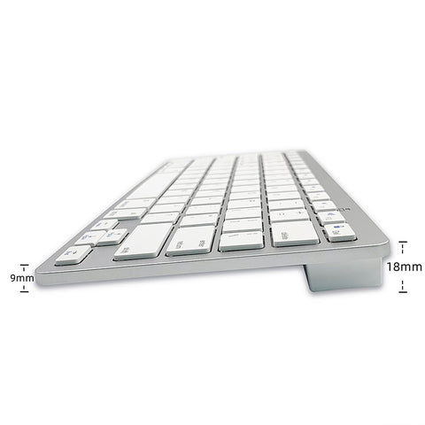 78 Keys Spanish Wireless BT Keyboard BT 3.0 Portable Ultra-slim Keyboard Support Windows/iOS/Android for Laptop Tablet Phone