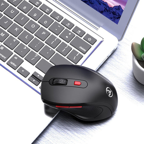 HXSJ T67 BT3.0/BT5.0 Wireless Mouse 6 Keys Mute Office Gaming Mouse Ergonomic Mice with 3-level Adjustable DPI for PC Laptop