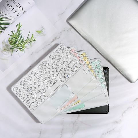 BT Intelligent Keyboard with Rechargeable Button Multi-function Keys