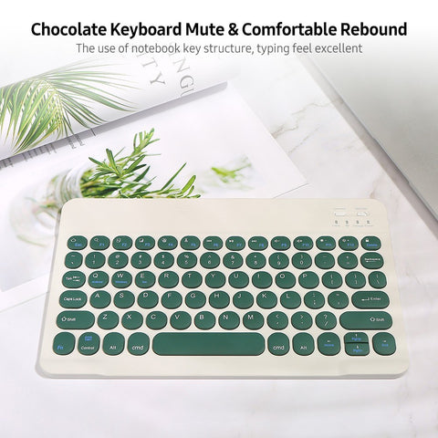 BT Keyboard Rechargeable Mute Multi-system Compatibility Multi-function Keys Compatibility BT Keyboard + USB Cable