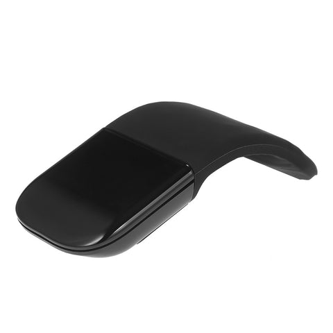 Portable BT 3.0 Wireless Touch Mouse with Left & Right Silent Buttons Foldable Slim Mouse for Home/Office/Travel, Black