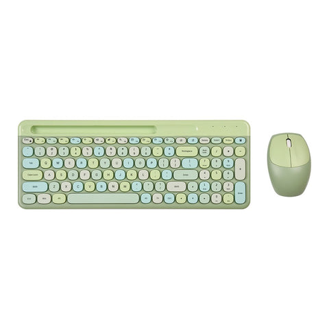 Mofii 2.4G Wireless Keyboard Mouse Combo keyboard and mouse sharing One receiver USB Interface 110 Key Slot Design