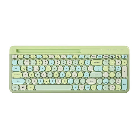 Mofii Wireless BT Keyboard Multi-device Switching Integrated Slot Multimedia Shortcut Keys Intelligent Power Saving