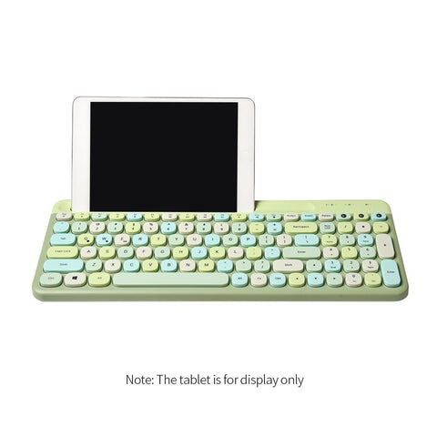 Mofii Wireless BT Keyboard Multi-device Switching Integrated Slot Multimedia Shortcut Keys Intelligent Power Saving