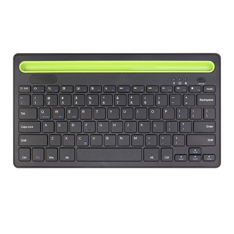 BT 3.0 Keyboard Wireless Rechargeable 78-key Keyboard with Phone Tablet Slot Scissor Switch Auto Sleep Mode