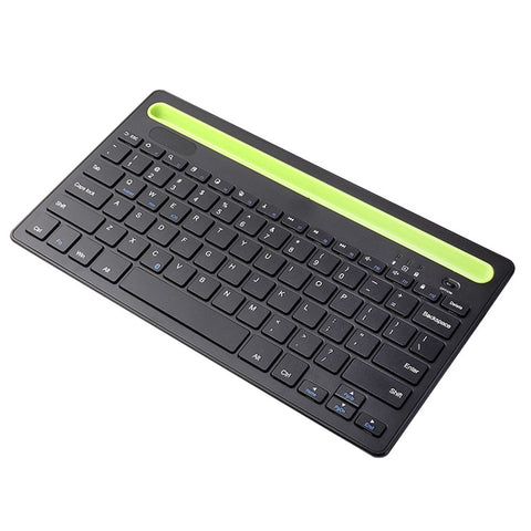 BT 3.0 Keyboard Wireless Rechargeable 78-key Keyboard with Phone Tablet Slot Scissor Switch Auto Sleep Mode
