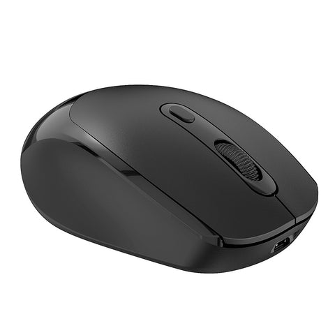 M107 2.4G Wireless Mouse Ergonomic Office Mouse with 3-gear Adjustable DPI Built-in 500mAh Rechargeable Lithium Battery