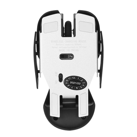 2.4G Wireless Mouse Ergonomic Office Mouse 10m Transmission Distance 3-level Adjustable DPI Plug and Play for PC Laptop Black