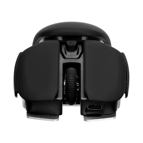 2.4G Wireless Mouse Ergonomic Office Mouse 10m Transmission Distance 3-level Adjustable DPI Plug and Play for PC Laptop Black