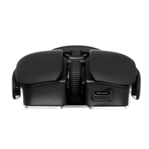 2.4G Wireless Mouse Ergonomic Office Mouse 10m Transmission Distance 3-level Adjustable DPI Plug and Play for PC Laptop Black