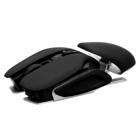 2.4G Wireless Mouse Ergonomic Office Mouse 10m Transmission Distance 3-level Adjustable DPI Plug and Play for PC Laptop Black