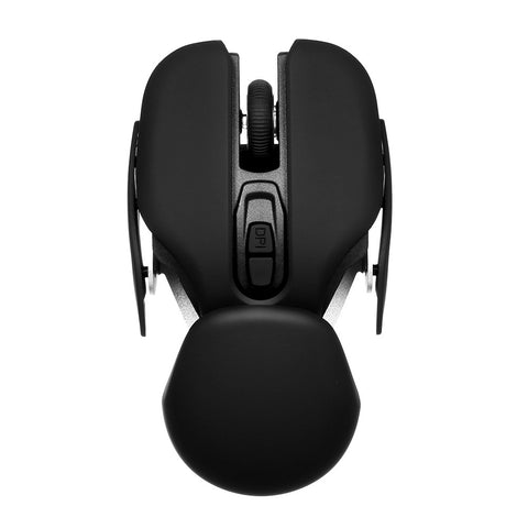 2.4G Wireless Mouse Ergonomic Office Mouse 10m Transmission Distance 3-level Adjustable DPI Plug and Play for PC Laptop Black