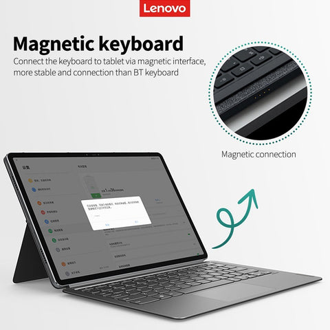Wireless Keyboard Tablet Case Set Magnetic Keyboard Separate Design Compatible with Lenovo Xiaoxin Pad Pro/Pad Pro 2021