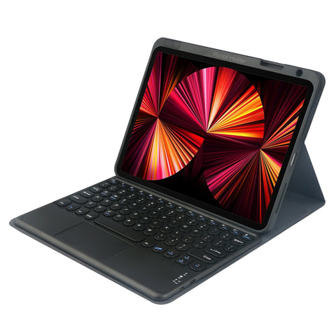 Detachable BT Keyboard Case with Touchpad Compatible with iPad Air3 10.5(2019)/iPad Pro 10.5/iPad 10.2(2019)/iPad 10.2(2020) Black