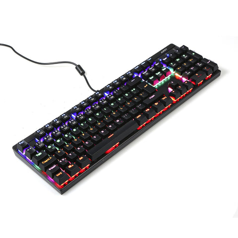 AUKEY LED Backlit Wired Mechanical Gaming Keyboard,104 Standard Keys