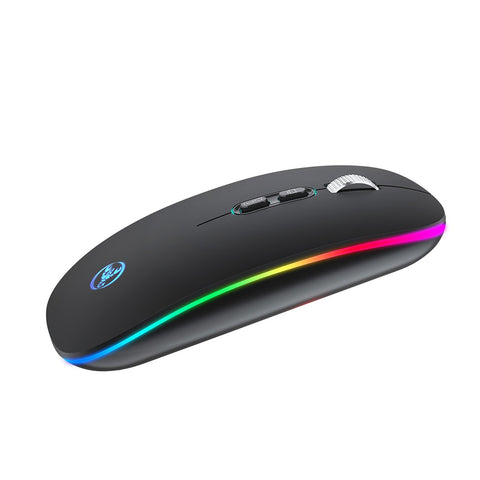 HXSJ 2.4G Wireless Mouse Mute Office Mouse 3 Adjustable DPI Built-in 500mAh Rechargeable Lithium Battery Ergonomic Mice for PC Laptop